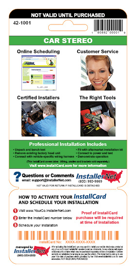 InstallCard Back